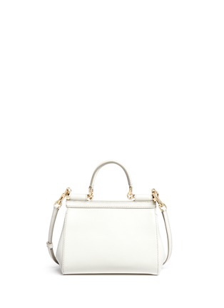Back View - Click To Enlarge - - - 'Miss Sicily' mini Dauphine leather satchel