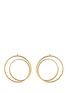 Main View - Click To Enlarge - MAISON MARGIELA FINE JEWELLERY - 'Anamorphose' 18k yellow gold large twisted earrings
