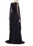 Back View - Click To Enlarge - - - 'Italia is Love' Colosseum embellished chiffon gown