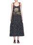 Main View - Click To Enlarge - - - 'Rome' sequin embellished polka dot silk dress