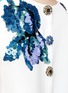 Detail View - Click To Enlarge - - - 'Venezia' postcard print embroidery silk dress