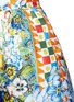 Detail View - Click To Enlarge - - - Orange floral foulard print silk twill shorts