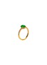 Figure View - Click To Enlarge - SAMUEL KUNG - Jade cabochon diamond 18k rose gold ring