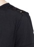 Detail View - Click To Enlarge - VALENTINO GARAVANI - San Gallo lace back jersey T-shirt