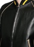 Detail View - Click To Enlarge - VALENTINO GARAVANI - 'Super-H' batman print leather bomber jacket