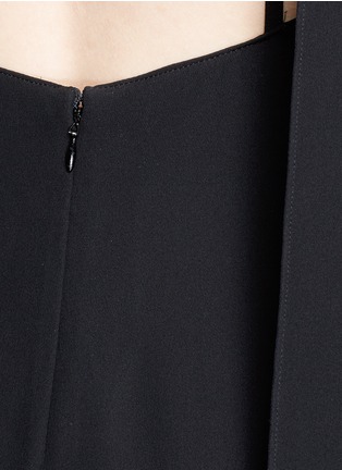 Detail View - Click To Enlarge - VALENTINO GARAVANI - Open back silk cady crepe gown