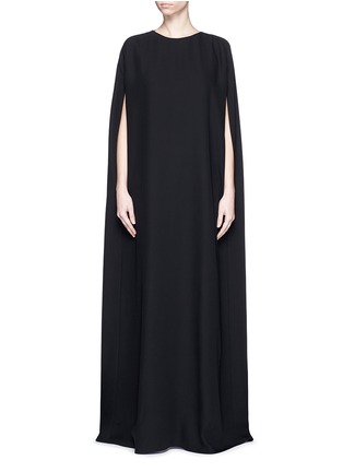 Main View - Click To Enlarge - VALENTINO GARAVANI - Open back silk cady crepe gown