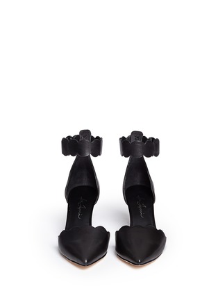 Figure View - Click To Enlarge - ISA TAPIA - 'Lia Belle' scalloped leather pumps