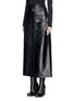 Front View - Click To Enlarge - JINNNN - Leather cargo skirt
