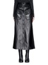 Main View - Click To Enlarge - JINNNN - Leather cargo skirt