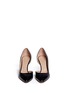 Figure View - Click To Enlarge - CHLOÉ - Metal heel plate leather d'Orsay pumps