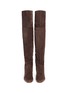 Figure View - Click To Enlarge - CHLOÉ - 'Sonia' zip suede thigh high boots