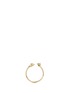 Detail View - Click To Enlarge - PAMELA LOVE - 'Orion' diamond 18k gold double star ring