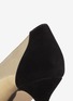 Detail View - Click To Enlarge - PEDDER RED - Clear-panel metallic pumps