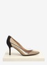 Main View - Click To Enlarge - PEDDER RED - Clear-panel metallic pumps