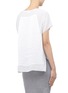 Back View - Click To Enlarge - HELMUT LANG - Panelled chiffon T-shirt