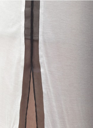 Detail View - Click To Enlarge - HELMUT LANG - Gradiate layered skirt
