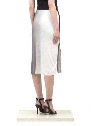 Back View - Click To Enlarge - HELMUT LANG - Gradiate layered skirt