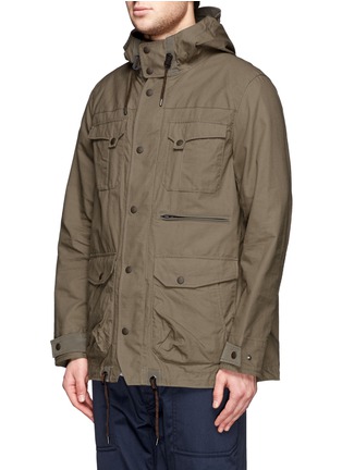 Front View - Click To Enlarge - WHITE MOUNTAINEERING - Cotton ripstop parka