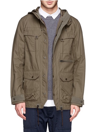Main View - Click To Enlarge - WHITE MOUNTAINEERING - Cotton ripstop parka