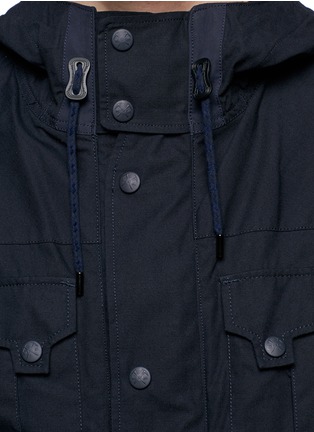 Detail View - Click To Enlarge - WHITE MOUNTAINEERING - Cotton ripstop parka