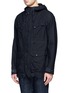 Front View - Click To Enlarge - WHITE MOUNTAINEERING - Cotton ripstop parka