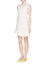 Figure View - Click To Enlarge - MAJE - Faubourg floral lace front dress
