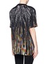 Back View - Click To Enlarge - GIVENCHY - Sequin print silk T-shirt