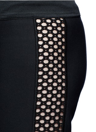 Detail View - Click To Enlarge - STELLA MCCARTNEY - Lace side stretch pants