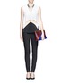 Figure View - Click To Enlarge - STELLA MCCARTNEY - Lace side stretch pants