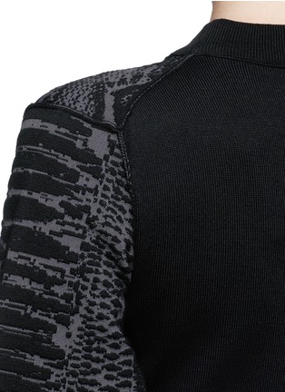 Detail View - Click To Enlarge - LANVIN - Snakeskin jacquard sweater