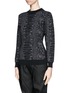 Front View - Click To Enlarge - LANVIN - Snakeskin jacquard sweater