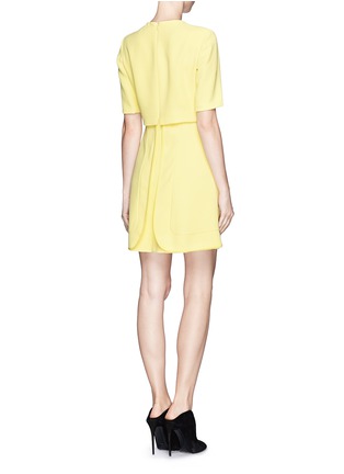 Back View - Click To Enlarge - CHLOÉ - Crepe Sable layer dress