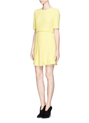 Front View - Click To Enlarge - CHLOÉ - Crepe Sable layer dress