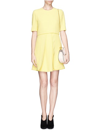 Figure View - Click To Enlarge - CHLOÉ - Crepe Sable layer dress