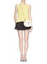 Figure View - Click To Enlarge - CHLOÉ - Crepe Sable peplum top