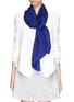 Figure View - Click To Enlarge - ARMANI COLLEZIONI - Wave jacquard silk scarf