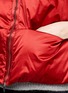 Detail View - Click To Enlarge - ARMANI COLLEZIONI - Detachable collar down jacket