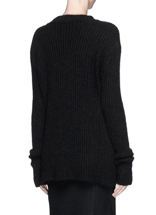 Back View - Click To Enlarge - HAIDER ACKERMANN - 'Vigari' rib knit sweater
