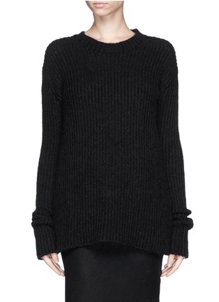 Main View - Click To Enlarge - HAIDER ACKERMANN - 'Vigari' rib knit sweater