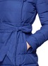 Detail View - Click To Enlarge - ARMANI COLLEZIONI - Wrap front down jacket