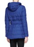 Back View - Click To Enlarge - ARMANI COLLEZIONI - Wrap front down jacket