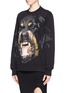 Front View - Click To Enlarge - GIVENCHY - Rottweiler print sweatshirt 
