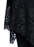 Detail View - Click To Enlarge - VALENTINO GARAVANI - Lace hem rib knit shawl cardigan
