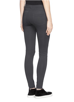 Back View - Click To Enlarge - VINCE - Stretch ribbed skinny pants