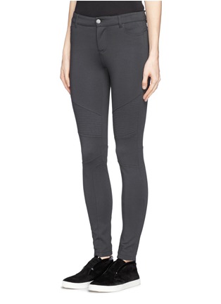 Front View - Click To Enlarge - VINCE - Stretch ribbed skinny pants