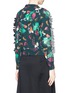 Back View - Click To Enlarge - TOGA ARCHIVES - Floral print bow appliqué sweater