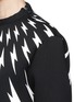 Detail View - Click To Enlarge - NEIL BARRETT - Thunderbolt print long sweatshirt 