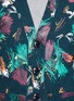 Detail View - Click To Enlarge - TOGA ARCHIVES - Cropped tropical print wool blend cardigan