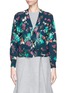 Main View - Click To Enlarge - TOGA ARCHIVES - Cropped tropical print wool blend cardigan
